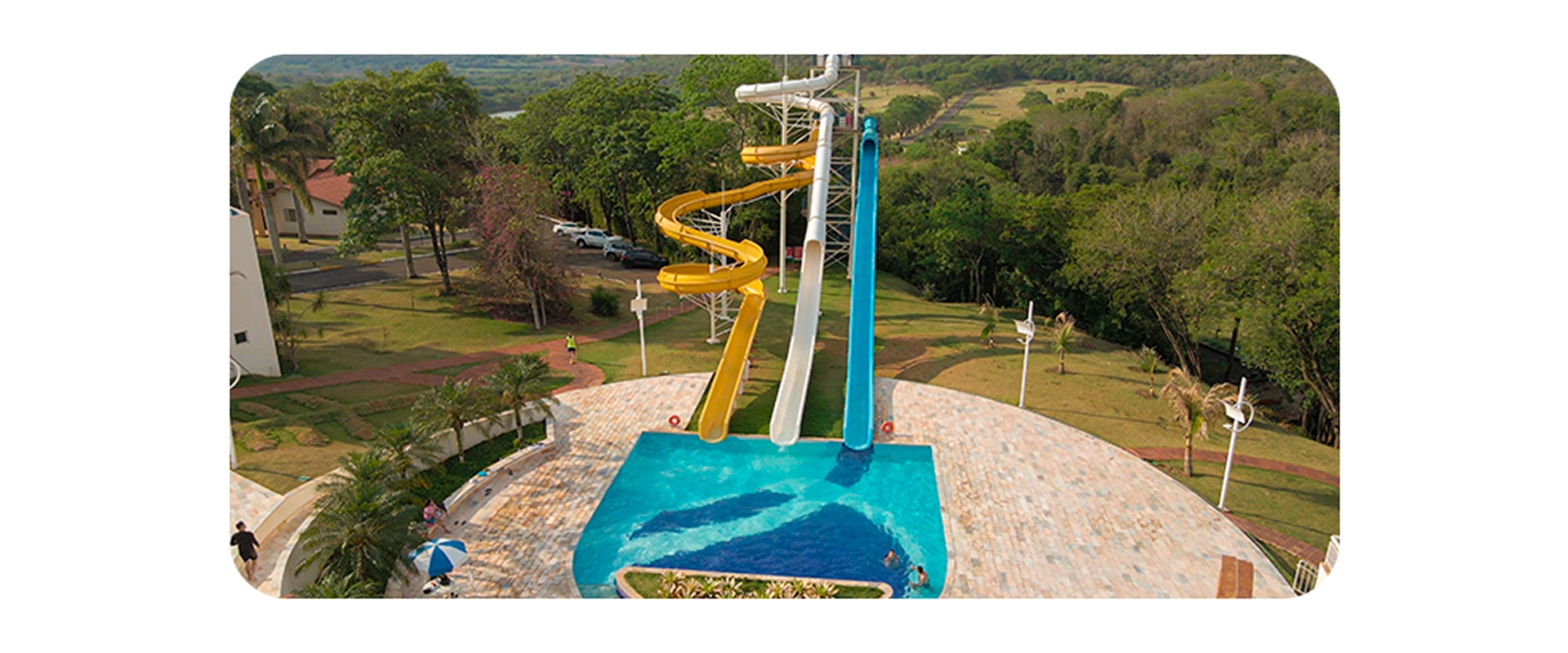 Toboáguas do Aguativa Golf Resort.