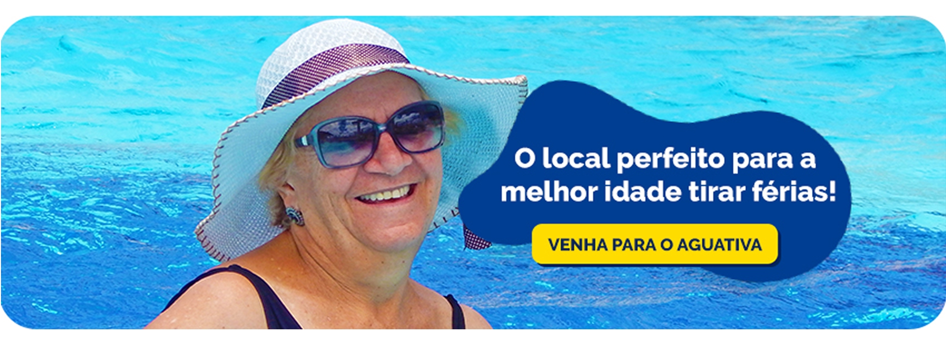 O local perfeito para a melhor idade tirar férias! Venha para o Aguativa.