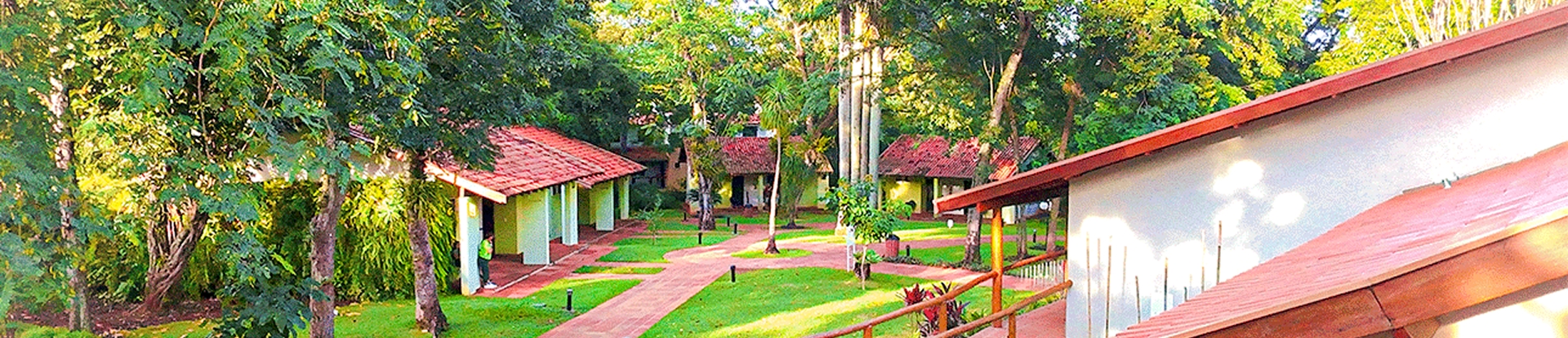 Vila das acomodações do Aguativa Golf Resort.