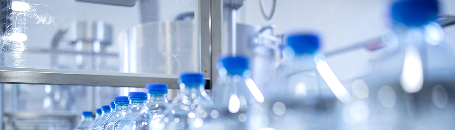 Linha de produção da Água Mineral Aguativa.