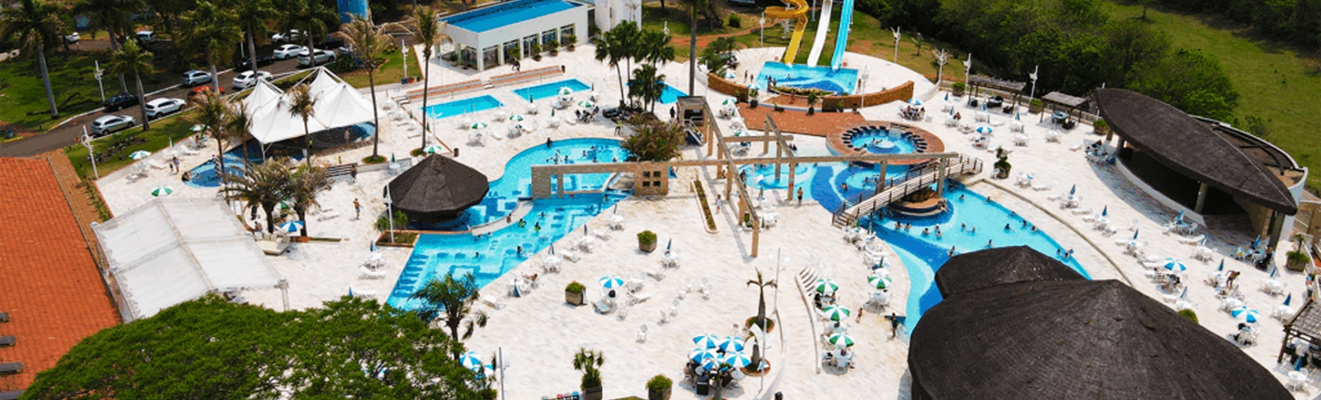 Vista aérea do Aguativa Golf Resort.