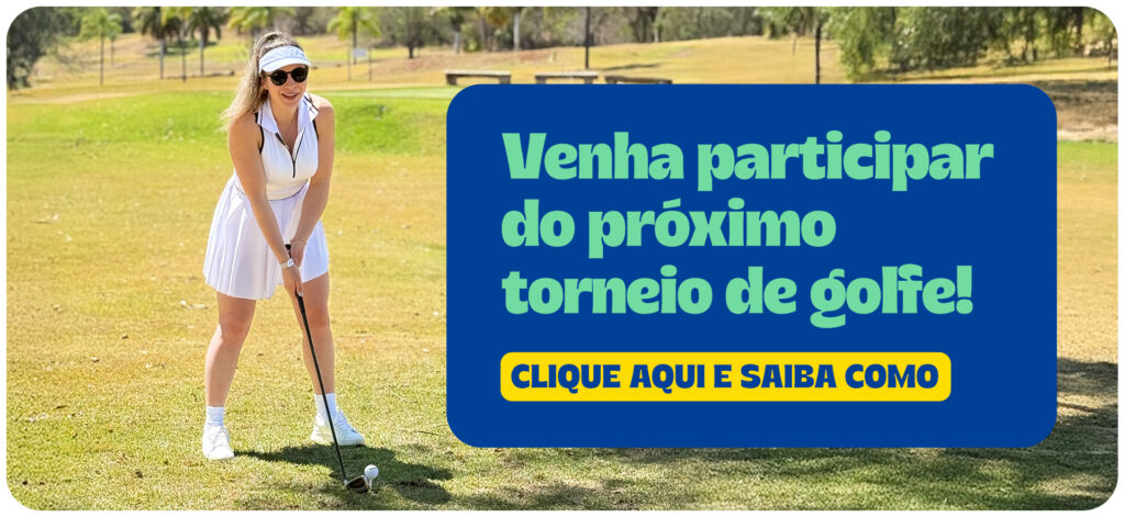 Venha participar do próximo torneio de golfe